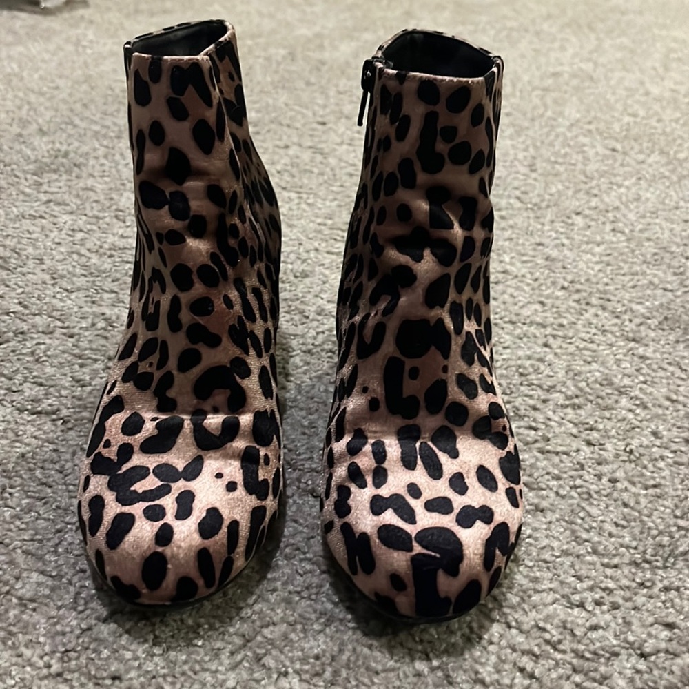 A new day leopard booties